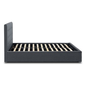 meg-GP002-0002,3-5 ΚΡΕΒΑΤΙ IRO MEGAPAP ΥΦΑΣΜΑΤΙΝΟ ΜΕ ΑΠΟΘΗΚΕΥΤΙΚΟ ΧΩΡΟ ΧΡΩΜΑ ΑΝΘΡΑΚΙ 160X200ΕΚ.