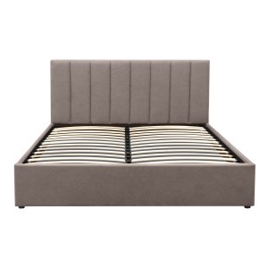 meg-GP002-0017,1-4 ΚΡΕΒΑΤΙ RENATA MEGAPAP ΥΦΑΣΜΑΤΙΝΟ ΜΕ ΑΠΟΘΗΚΕΥΤΙΚΟ ΧΩΡΟ ΧΡΩΜΑ ΜΠΕΖ 160X200ΕΚ.