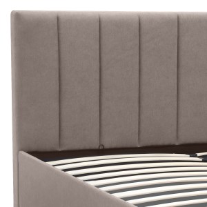 meg-GP002-0017,1-5 ΚΡΕΒΑΤΙ RENATA MEGAPAP ΥΦΑΣΜΑΤΙΝΟ ΜΕ ΑΠΟΘΗΚΕΥΤΙΚΟ ΧΩΡΟ ΧΡΩΜΑ ΜΠΕΖ 160X200ΕΚ.