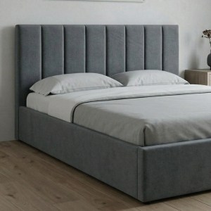 meg-GP002-0018,2-2 ΚΡΕΒΑΤΙ RENATA MEGAPAP ΥΦΑΣΜΑΤΙΝΟ ΜΕ ΑΠΟΘΗΚΕΥΤΙΚΟ ΧΩΡΟ ΧΡΩΜΑ ΓΚΡΙ 150X200ΕΚ.