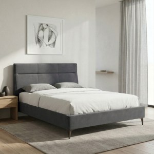 meg-GP002-0023,1-0 ΚΡΕΒΑΤΙ MARVEL MEGAPAP ΥΦΑΣΜΑΤΙΝΟ ΧΡΩΜΑ ΑΝΘΡΑΚΙ 160X200ΕΚ.