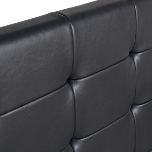 meg-GP002-0027,1-6 ΚΡΕΒΑΤΙ IRO MEGAPAP ΑΠΟ ΤΕΧΝΟΔΕΡΜΑ ΜΕ ΑΠΟΘΗΚΕΥΤΙΚΟ ΧΩΡΟ ΧΡΩΜΑ ΜΑΥΡΟ 150X200ΕΚ.