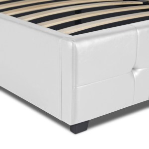 meg-GP002-0027,2-7 ΚΡΕΒΑΤΙ IRO MEGAPAP ΑΠΟ ΤΕΧΝΟΔΕΡΜΑ ΜΕ ΑΠΟΘΗΚΕΥΤΙΚΟ ΧΩΡΟ ΧΡΩΜΑ ΛΕΥΚΟ 150X200ΕΚ.