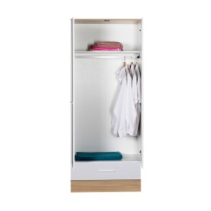 meg-GP009-0024-1 ΝΤΟΥΛΑΠΑ ΡΟΥΧΩΝ BASE MEGAPAP ΔΙΦΥΛΛΗ ΣΕ ΧΡΩΜΑ ΛΕΥΚΟ - SONOMA 80X52X198ΕΚ.