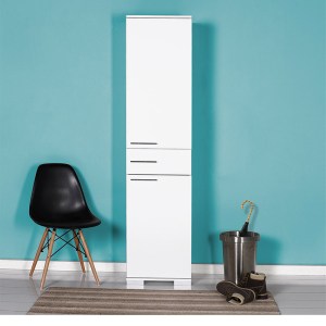 meg-GP009-0047-1 ΝΤΟΥΛΑΠΑ ΡΟΥΧΩΝ - ΠΑΠΟΥΤΣΟΘΗΚΗ 12 ΖΕΥΓΩΝ DIAMOND MEGAPAP ΜΟΝΟΦΥΛΛΗ ΣΕ ΛΕΥΚΟ 45X40X187ΕΚ.