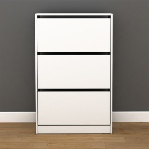 meg-GP009-0087-2 ΠΑΠΟΥΤΣΟΘΗΚΗ FLAT DUO MEGAPAP 18 ΖΕΥΓΩΝ ΣΕ ΧΡΩΜΑ ΛΕΥΚΟ 73X26X119ΕΚ.