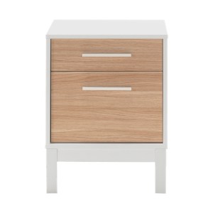 meg-GP009-0254,1-2 ΚΟΜΟΔΙΝΟ LONDON MEGAPAP ΧΡΩΜΑ ΛΕΥΚΟ - OAK 45X41X60ΕΚ.