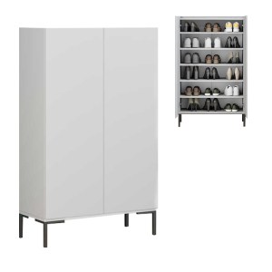 meg-GP009-0285,1-0 ΠΑΠΟΥΤΣΟΘΗΚΗ - ΝΤΟΥΛΑΠΙ POOL MEGAPAP ΧΡΩΜΑ ΛΕΥΚΟ 72X34X119ΕΚ.