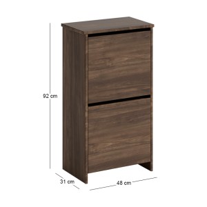 meg-GP026-0102,2-4 ΠΑΠΟΥΤΣΟΘΗΚΗ PORT MEGAPAP ΧΡΩΜΑ ΚΑΡΥΔΙ 48X31X92ΕΚ.