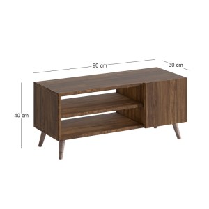 meg-GP026-0105,3-3 ΕΠΙΠΛΟ ΤΗΛΕΟΡΑΣΗΣ PARMA MEGAPAP ΧΡΩΜΑ ΚΑΡΥΔΙ 90X30X40ΕΚ.