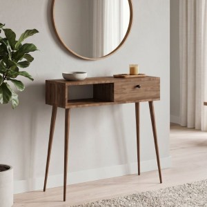 meg-GP026-0114,3-0 ΚΟΝΣΟΛΑ NAPOLI MEGAPAP ΧΡΩΜΑ ΚΑΡΥΔΙ 90X29X88ΕΚ.