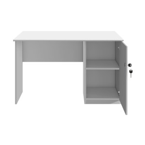 meg-GP026-0141,1-2 ΓΡΑΦΕΙΟ ΕΡΓΑΣΙΑΣ ΜΕ ΚΛΕΙΔΑΡΙΑ MOTO MEGAPAP ΧΡΩΜΑ ΛΕΥΚΟ 110X60X75ΕΚ.