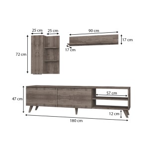 meg-GP028-0020,1-3 ΣΥΝΘΕΣΗ ΤΗΛΕΟΡΑΣΗΣ ORION MEGAPAP ΑΠΟ ΜΕΛΑΜΙΝΗ ΧΡΩΜΑ ΚΑΡΥΔΙ 180X35X47ΕΚ.