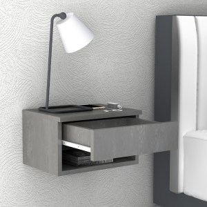 meg-GP028-0052,5-1 ΚΟΜΟΔΙΝΟ ΕΠΙΤΟΙΧΙΟ MARY MEGAPAP ΧΡΩΜΑ ΓΚΡΙ ΣΚΥΡΟΔΕΜΑΤΟΣ 40X30X23ΕΚ.