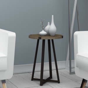 meg-GP028-0066,4-0 ΒΟΗΘΗΤΙΚΟ ΤΡΑΠΕΖΑΚΙ PEDRO MEGAPAP ΧΡΩΜΑ ΚΑΡΥΔΙ - ΑΝΘΡΑΚΙ 44X44X58ΕΚ.