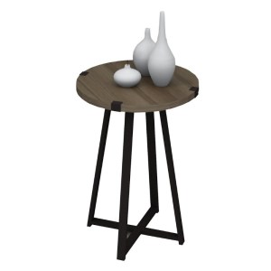 meg-GP028-0066,4-2 ΒΟΗΘΗΤΙΚΟ ΤΡΑΠΕΖΑΚΙ PEDRO MEGAPAP ΧΡΩΜΑ ΚΑΡΥΔΙ - ΑΝΘΡΑΚΙ 44X44X58ΕΚ.