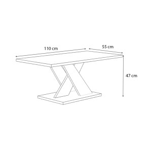 meg-GP028-0073,3-2 ΤΡΑΠΕΖΑΚΙ ΣΑΛΟΝΙΟΥ MARCELLO MEGAPAP ΜΕΛΑΜΙΝΗΣ ΧΡΩΜΑ ΦΥΣΙΚΟ ΟΞΙΑΣ 110X55X48ΕΚ.