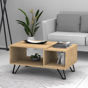 meg-GP028-0075,2-0 ΤΡΑΠΕΖΑΚΙ ΣΑΛΟΝΙΟΥ DON MEGAPAP ΜΕΛΑΜΙΝΗΣ ΧΡΩΜΑ SONOMA 90X55X44ΕΚ.