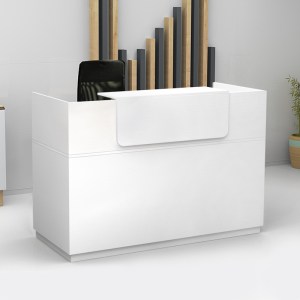meg-GP028-0078,3-0 ΓΡΑΦΕΙΟ RECEPTION LEMMON MEGAPAP ΧΡΩΜΑ ΛΕΥΚΟ 160X70X110ΕΚ.