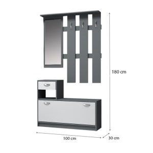 meg-GP028-0080,2-3 ΕΠΙΠΛΟ ΕΙΣΟΔΟΥ ΜΕΛΑΜΙΝΗΣ RAYNOLD MEGAPAP ΧΡΩΜΑ ΦΥΣΙΚΟ - ΛΕΥΚΟ 100X30X180ΕΚ.