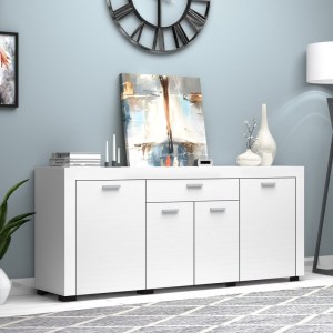meg-GP028-0081,4-0 ΜΠΟΥΦΕΣ JOSEPH MEGAPAP ΧΡΩΜΑ ΛΕΥΚΟ 177X40X76ΕΚ.