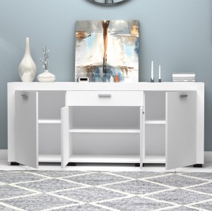 meg-GP028-0081,4-2 ΜΠΟΥΦΕΣ JOSEPH MEGAPAP ΧΡΩΜΑ ΛΕΥΚΟ 177X40X76ΕΚ.