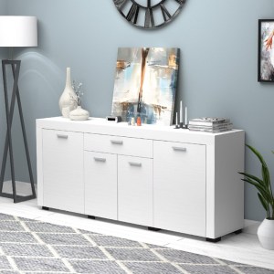 meg-GP028-0081,4-4 ΜΠΟΥΦΕΣ JOSEPH MEGAPAP ΧΡΩΜΑ ΛΕΥΚΟ 177X40X76ΕΚ.