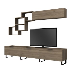 meg-GP028-0087,3-4 ΣΥΝΘΕΣΗ ΤΗΛΕΟΡΑΣΗΣ HEYDAR MEGAPAP ΧΡΩΜΑ ΚΑΡΥΔΙ 210X35X40ΕΚ.