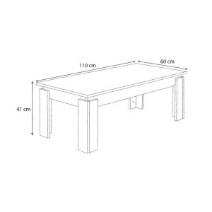 meg-GP028-0096,1-4 ΤΡΑΠΕΖΑΚΙ ΣΑΛΟΝΙΟΥ SEDA MEGAPAP ΧΡΩΜΑ ΦΥΣΙΚΟ ΟΞΙΑΣ 110X60X41ΕΚ.