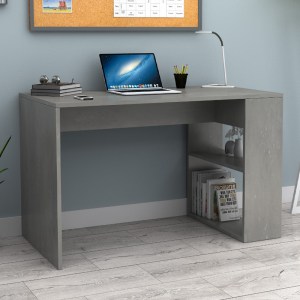 meg-GP028-0100,4-0 ΓΡΑΦΕΙΟ ΕΡΓΑΣΙΑΣ MIKRO MEGAPAP ΧΡΩΜΑ ΓΚΡΙ ΣΚΥΡΟΔΕΜΑΤΟΣ 120X60X75ΕΚ.