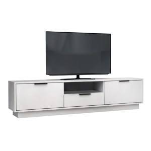 meg-GP028-0104,1-2 ΕΠΙΠΛΟ ΤΗΛΕΟΡΑΣΗΣ MENSA MEGAPAP ΧΡΩΜΑ ΛΕΥΚΟ 180X35X43CM.