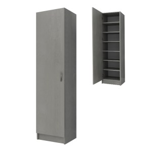 meg-GP028-0107,4-0 ΝΤΟΥΛΑΠΑ ΡΟΥΧΩΝ - ΠΑΠΟΥΤΣΟΘΗΚΗ PETRO MEGAPAP ΜΟΝΟΦΥΛΛΗ ΧΡΩΜΑ ΓΚΡΙ ΣΚΥΡΟΔΕΜΑΤΟΣ 45X38X180ΕΚ.