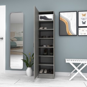 meg-GP028-0107,4-3 ΝΤΟΥΛΑΠΑ ΡΟΥΧΩΝ - ΠΑΠΟΥΤΣΟΘΗΚΗ PETRO MEGAPAP ΜΟΝΟΦΥΛΛΗ ΧΡΩΜΑ ΓΚΡΙ ΣΚΥΡΟΔΕΜΑΤΟΣ 45X38X180ΕΚ.