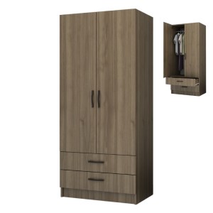 meg-GP028-0109,3-0 ΝΤΟΥΛΑΠΑ ΡΟΥΧΩΝ RICARDO MEGAPAP ΔΙΦΥΛΛΗ ΧΡΩΜΑ ΚΑΡΥΔΙ 80X51,8X181ΕΚ.