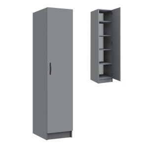 meg-GP028-0111,4-0 ΝΤΟΥΛΑΠΑ ΡΟΥΧΩΝ RICARDO MEGAPAP ΜΟΝΟΦΥΛΛΗ ΧΡΩΜΑ ΑΝΘΡΑΚΙ 40X51,8X181ΕΚ.
