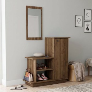 meg-GP028-0113,2-0 ΕΠΙΠΛΟ ΕΙΣΟΔΟΥ CUTE MEGAPAP ΧΡΩΜΑ ΚΑΡΥΔΙ 90X35X95ΕΚ.
