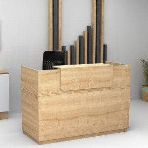 meg-GP028-0114,2-0 ΓΡΑΦΕΙΟ RECEPTION LEMMON MEGAPAP ΧΡΩΜΑ ΦΥΣΙΚΟ ΟΞΙΑΣ 120X70X110ΕΚ.