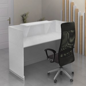meg-GP028-0114,3-1 ΓΡΑΦΕΙΟ RECEPTION LEMMON MEGAPAP ΧΡΩΜΑ ΛΕΥΚΟ 120X70X110ΕΚ.