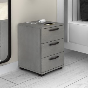 meg-GP028-0117,4-2 ΚΟΜΟΔΙΝΟ - ΣΥΡΤΑΡΙΕΡΑ ΓΡΑΦΕΙΟΥ ROCO MEGAPAP ΧΡΩΜΑ ΓΚΡΙ ΣΚΥΡΟΔΕΜΑΤΟΣ 40X39X57ΕΚ.