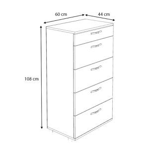 meg-GP028-0120,3-5 ΣΥΡΤΑΡΙΕΡΑ HELIA MEGAPAP ΧΡΩΜΑ ΛΕΥΚΟ 60X44X108ΕΚ.