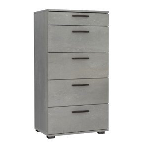 meg-GP028-0120,4-0 ΣΥΡΤΑΡΙΕΡΑ HELIA MEGAPAP ΧΡΩΜΑ ΓΚΡΙ ΣΚΥΡΟΔΕΜΑΤΟΣ 60X44X108ΕΚ.