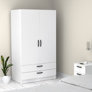 meg-GP028-0121,1-3 ΝΤΟΥΛΑΠΑ ΡΟΥΧΩΝ VICTORIA MEGAPAP ΔΙΦΥΛΛΗ ΜΕ ΣΥΡΤΑΡΙΑ ΧΡΩΜΑ ΛΕΥΚΟ 100X60X181ΕΚ.