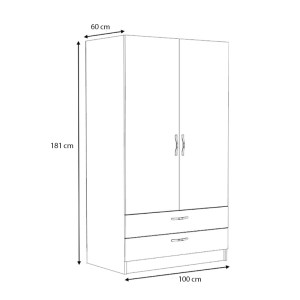 meg-GP028-0121,3-4 ΝΤΟΥΛΑΠΑ ΡΟΥΧΩΝ VICTORIA MEGAPAP ΔΙΦΥΛΛΗ ΜΕ ΣΥΡΤΑΡΙΑ ΧΡΩΜΑ ΚΑΡΥΔΙ 100X60X181ΕΚ.
