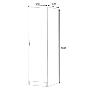 meg-GP028-0124,1-6 ΝΤΟΥΛΑΠΑ ΡΟΥΧΩΝ VICTORIA MEGAPAP ΜΟΝΟΦΥΛΛΗ ΧΡΩΜΑ ΛΕΥΚΟ 50X60X181ΕΚ.