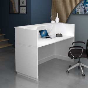 meg-GP028-0136,2-1 ΓΡΑΦΕΙΟ ΥΠΟΔΟΧΗΣ - RECEPTION GEMINI MEGAPAP ΧΡΩΜΑ ΛΕΥΚΟ 180X70X110ΕΚ.