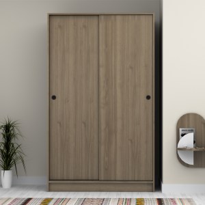 meg-GP028-0139,3-3 ΝΤΟΥΛΑΠΑ ΡΟΥΧΩΝ REGIO MEGAPAP ΔΙΦΥΛΛΗ ΣΥΡΟΜΕΝΗ ΧΡΩΜΑ ΓΚΡΙ ΣΚΥΡΟΔΕΜΑΤΟΣ 120X60X200ΕΚ.