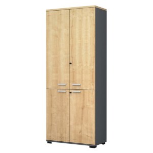 meg-GP028-0146,1-0 ΝΤΟΥΛΑΠΑ ΓΡΑΦΕΙΟΥ ΕΠΑΓΓΕΛΜΑΤΙΚΗ VENTURO MEGAPAP ΧΡΩΜΑ ΑΝΘΡΑΚΙ - ΦΥΣΙΚΟ ΟΞΙΑΣ 80X40X200ΕΚ.