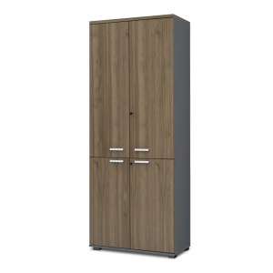 meg-GP028-0146,2-0 ΝΤΟΥΛΑΠΑ ΓΡΑΦΕΙΟΥ ΜΕ ΚΛΕΙΔΑΡΙΑ ΕΠΑΓΓΕΛΜΑΤΙΚΗ VENTURO MEGAPAP ΧΡΩΜΑ ΑΝΘΡΑΚΙ - ΚΑΡΥΔΙ 80X40X200ΕΚ.