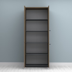 meg-GP028-0146,2-2 ΝΤΟΥΛΑΠΑ ΓΡΑΦΕΙΟΥ ΜΕ ΚΛΕΙΔΑΡΙΑ ΕΠΑΓΓΕΛΜΑΤΙΚΗ VENTURO MEGAPAP ΧΡΩΜΑ ΑΝΘΡΑΚΙ - ΚΑΡΥΔΙ 80X40X200ΕΚ.