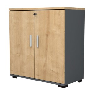 meg-GP028-0147,1-0 ΝΤΟΥΛΑΠΙ ΓΡΑΦΕΙΟΥ ΕΠΑΓΓΕΛΜΑΤΙΚΟ VENTURO MEGAPAP ΧΡΩΜΑ ΑΝΘΡΑΚΙ - ΦΥΣΙΚΟ ΟΞΙΑΣ 80X40X80ΕΚ.